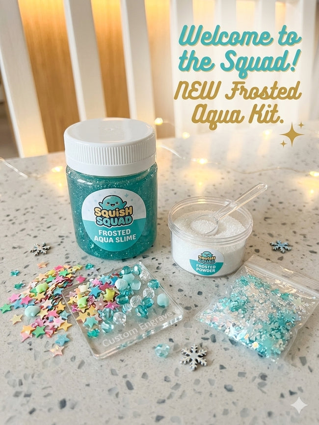 Frosted Aqua Slime Kit