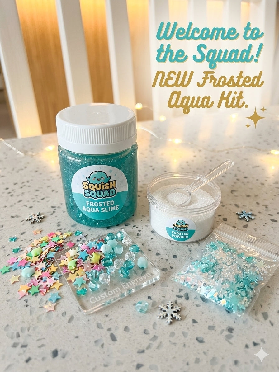 Frosted Aqua Slime Kit